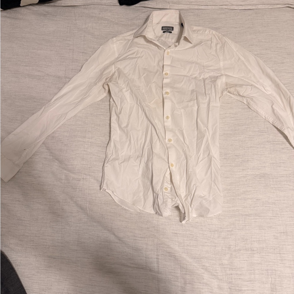 Kenneth Cole Reaction White Dress Shirt